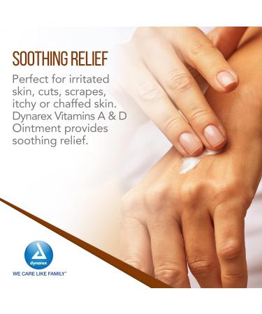Dynarex Vitamins A & D Ointment Skin Protectant for Diaper Rash - 144 Packets - Buy Online on GoSupps.com