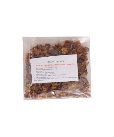 BSD Organics Herby Dry Fruit of Mahua/Mohwa/Vippa/Iluppai Poo- 200 Gram / 7 ounce