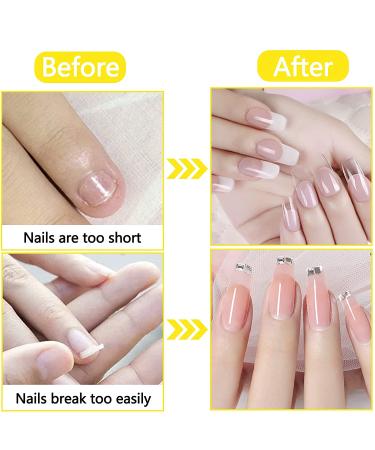 500 Gold Horseshoe Nail Forms for Acrylic Nails | Polygel Nail Extension Forms with Guide Sticker | Gel Nails Art Paper Form for DIY Manicure - Buy Online on GoSupps.com