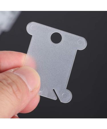 Transparent Tooth Flap Coils - 300 Reusable Plastic Tooth-Floss Coils for DIY Sewing & Embroidery Tools - Buy Online on GoSupps.com