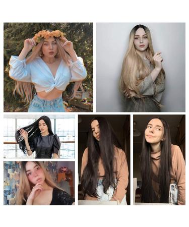 Remehi 3/4 Half Wig Hair Extension - 200g 20 Inch 100% Remy Real Hair Natural Black (1B) - Clip-In Corrugated Parts for Ultimate Volume - Buy Online on GoSupps.com