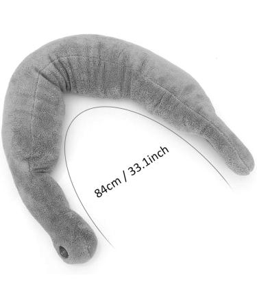 Massage Pillow with Vibration | Neck Cotton Therapy Pillow for Muscle Relaxation & Stress Relief - Gray - Buy Online on GoSupps.com