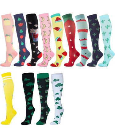 Buy Gande Sport Compression Socks for Men & Women - Fruits Series | Tree4 Size L-XL Enhance Performance & Recovery - Buy Online on GoSupps.com
