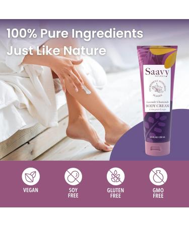 Savvy Naturals Lavender Chamomile Body Cream 2 Pack - 8.5oz for Women - Buy Online on GoSupps.com