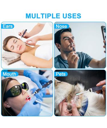 1080p WiFi Ear Wax Removal Otoscope - Waterproof Endoscope with LED Light for iPhone iPad & Android - Buy Online on GoSupps.com