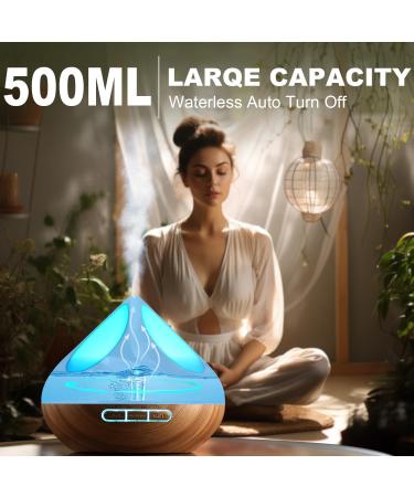 500ML Diffuser Set with 8 Essential Oils | Remote Control, Timer, & Auto-Off | Aromatherapy, Air Freshener, & Humidifier Combo for Bedroom - Buy Online on GoSupps.com