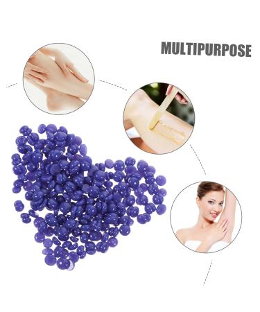 Subsofan Hard Wax Beans - 3 Pack Sensitive Violet Beeswax for Hair Removal | Hard Wax Pearls 0.2x0.2cm - Gentle Depilatory Cream - Buy Online on GoSupps.com