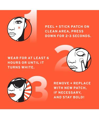 Hydrocolloid Acne Patches - No BS Acne Spot Treatment for Clear Skin, 36 Patches - Buy Online on GoSupps.com