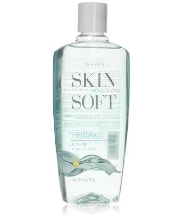 AVON SKIN SO SOFT Bath oil, Original Scent, 16.9 Fl Oz