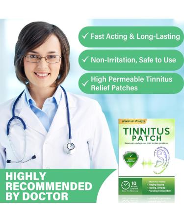 Natural Herbal Tinnitus Relief Patches - 48 Pcs - Improve Hearing & Relieve Discomfort - Buy Online on GoSupps.com