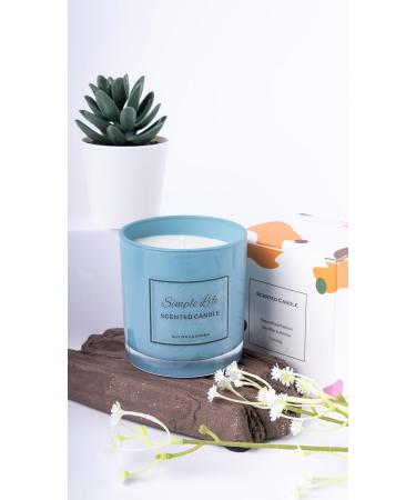 Fabufabu Luxury Black Cedar & Juniper Scented Candles - 7oz Soy Wax for Relaxation & Massage | International Shipping - Buy Online on GoSupps.com