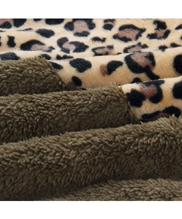 Bigfanshu Women's Tops Leopard Patchwork Long Sleeve Sweatshirt Pullover Shirt Blouse Green - Buy Online on GoSupps.com