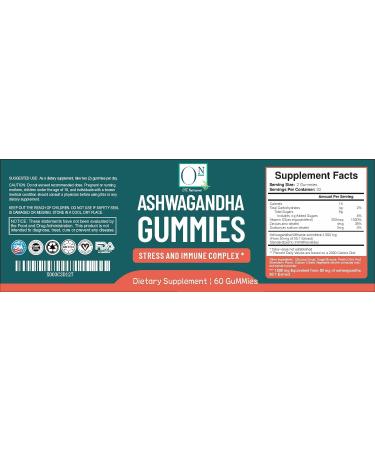 Organic Ashwagandha Vegan Gummy - Immune Support, Stress Relief & Sleep Aid by OTC Nutricorner - Buy Online on GoSupps.com