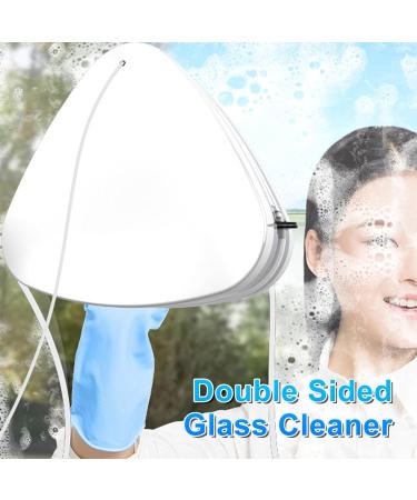 Double Sided Glass Cleaner Lightweight Triangular Magnetic Window Cleaner Brush for Home (3-10) 3-10 1 count (Pack of 1) - Buy Online on GoSupps.com