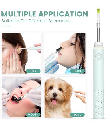Ear Wax Removal Tool with Otoscope Camera & 6 LED Lights - Compatible with iPhone, Android, Tablet - Green - Buy Online on GoSupps.com