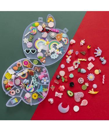 Winting 100pcs Slime Charms & Containers - Mixed Candy Cake Sweets Resin Cabochons for DIY Crafts & Jewelry Making - Buy Online on GoSupps.com