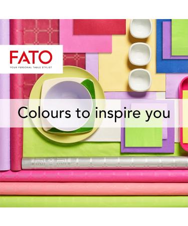 Fato Disposable Napkins 50 Pack - 33x33cm 2-Layer Apple Green - Ideal for Lunch & Buffets - 100% Pure Cellulose FSC Certified - Buy Online on GoSupps.com