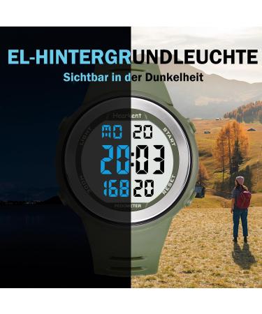HORKENT Waterproof Procation IT for Seniors - Pedometer Calorie Counter No Bluetooth or App Needed Large LCD Display - Ideal for Active Seniors - Buy Online on GoSupps.com