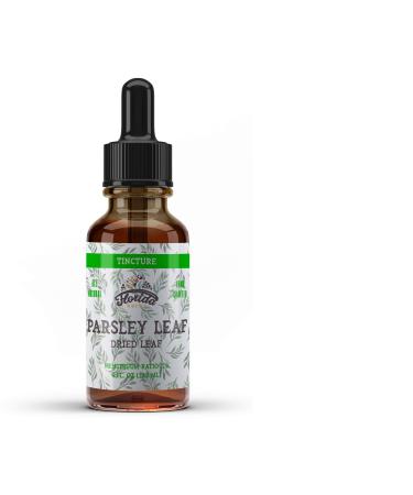 Parsley Leaf Tincture Alcohol-Free Extract Organic Parsley (Petroselinum crispum) Dried Leaf for Bladder Kidneys Liver Thyroid & Detox Non-GMO in Cold-Pressed Organic Vegetable Glycerin 4 Oz 4 Fl Oz (Pack of 1)