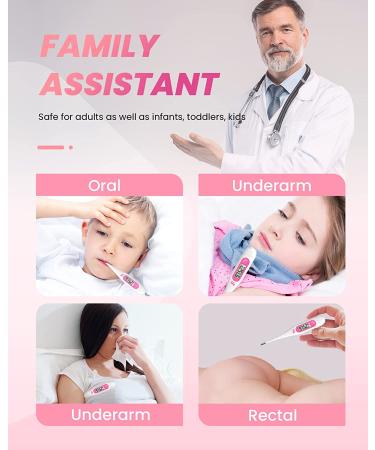 Digital Basal Thermometer - Accurate Baby Fever Thermometer - High-Precision Oral Thermometer for Pregnancy & Natural Family Planning - Buy Online on GoSupps.com