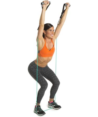 GoFit Resistance Power Tubes/Bands and Power Handles Bundle - Resistance Training Workout - Includes Resistance Band and Power Handles Black - 100 Pounds - Buy Online on GoSupps.com