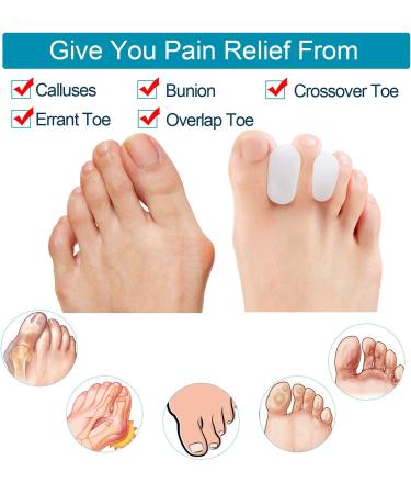 Sumiwish Toe Spacers Separators - 16 Pack Bunion Corrector and Toe Alignment Relief Pads - Buy Online on GoSupps.com