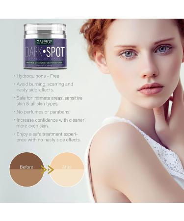 Glutathione Dark Spot Remover for Face & Body with Vit.E, Papaya, Kojic Acid - Fade Cream with Licorice Root & Arbutin - Buy Online on GoSupps.com