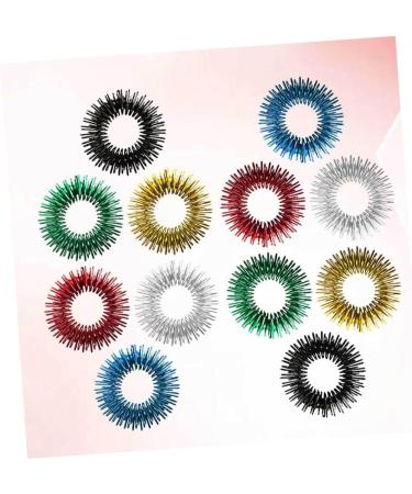 Clispeed 24 STK Stress Reduction Toys - Vibrating Ring & Acupressure Massage Tool for Fingers | Ideal for Children & Adults - Buy Online on GoSupps.com