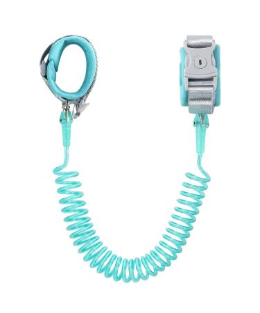 Anti Lost Wrist Link Anti Lost Leash Baby Leash Anti-Lost Wrist Chain with Child Upgraded Safety Locks for Kids (Green 8.2 Feet)