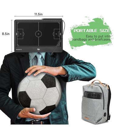 Newnaivete 12.8 inch Electronic Football Coach Board with LCD Display and Stylus Pen - Soccer Tactical Training Tool for Coaches - Buy Online on GoSupps.com