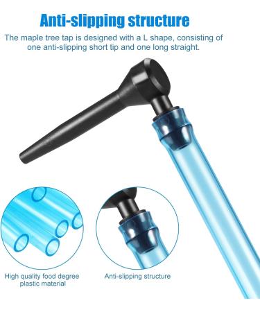 ALLOMN Maple Syrup Tree Tapping Kit 12 Set Maple Tree Extractor Tool Kit with 12 Maple Syrup Taps + 12 Maple Tree Sap Spile Extractor for Maple Syrup Supplies Winter Spring - Buy Online on GoSupps.com