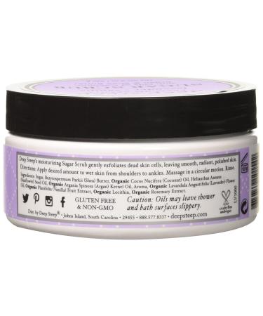 Deep Steep Lavender Vanilla Sugar Scrub - 8 oz Exfoliating Body Scrub - Buy Online on GoSupps.com