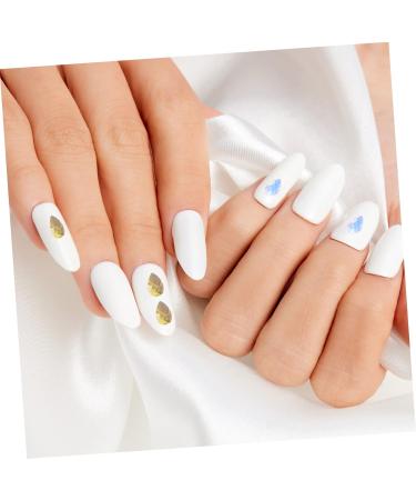 BIUDECO 2 Boxes Nail Rhinestones Nail Art Rhinestones Leaf Slice Nail Decor Diy Nail Art Decorations Nail Art Supplies Nail Art Glitter Crystal Crystals Decor 3d Nail Flakes Symphony Resin - Buy Online on GoSupps.com