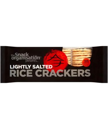 The Snack Org Rice Crackers - Lightly Salted - 6x 100g Pack - Buy Online on GoSupps.com