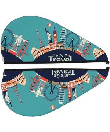 Buy Hair Towel Wrap - Quick-Dry Towel Turban with Button | Travel-Friendly Hair Drying Solution - Buy Online on GoSupps.com