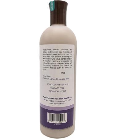 Zion Health Daily Sensitive Shampoo 16 oz - Gentle Natural Formula for All Hair Types - International Shipping Available - Buy Online on GoSupps.com