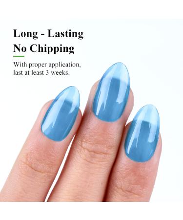 Imiti Jelly UV Nail Polish - Blue 15ml | Transparent Gel for DIY Manicure - Soak Off LED Nail Polish for Salon & Home Use - Buy Online on GoSupps.com