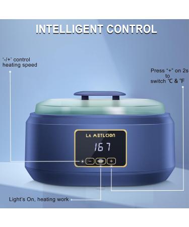La Metlcion Parafin Wax Machine with Peach Wax - 8 Refills, 4L Paraffin Wax Bath for Hand and Feet. Moisturizing, Hydrating, and Arthritis Relief - Buy Online on GoSupps.com
