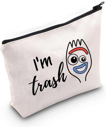 ZJXHPO Forky Toy Story Inspire Gift Forky I'm Trash Makeup Bag Funny Zipper Pouch (CA-I'm Trash) - Buy Online on GoSupps.com