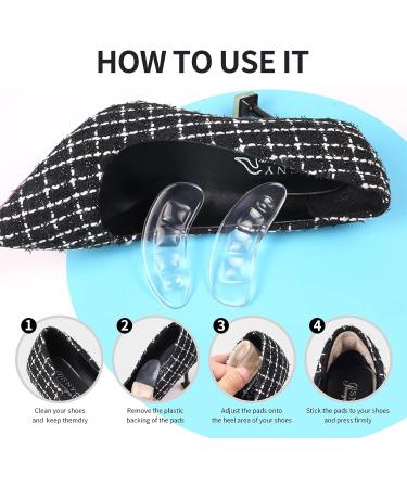 Heel Grips Liner Cushions Inserts - Prevent Blister and Heel Pain, 3 Pairs for Men and Women - Buy Online on GoSupps.com