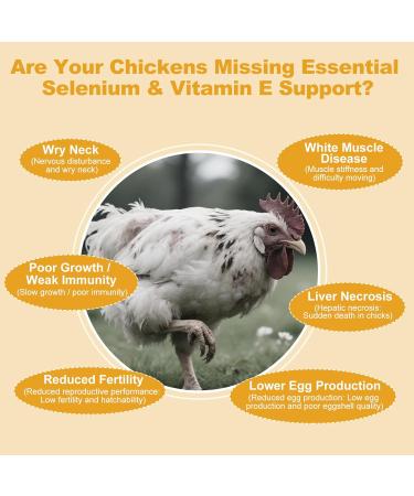 E+S Poultry Vitality Formula | Selenium for Chickens & All Poultry | Nutrient Support Powder for Energy Balance and Mobility | Feed Mix Additive for Healthy Growth - Buy Online on GoSupps.com