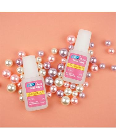 5 Pieces Nail Glue Quick Nail Tip Glue Extra-Strong Nail Glue False Nail Adhesive Quick Dry Super Strong Nail Tip for Artificial Acrylic Nails Tips Professional Quality Salon Use 5PCS Nail Glue - Buy Online on GoSupps.com