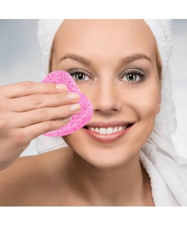 50 Compressed Facial Sponges Heart Face Sponges for Cleansing Estheticians Sponges Facial Exfoliatings Sponge for Women Pink - Buy Online on GoSupps.com