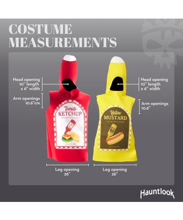 Ketchup and Mustard Couple's Halloween Costume | Funny Food - Buy Online on GoSupps.com