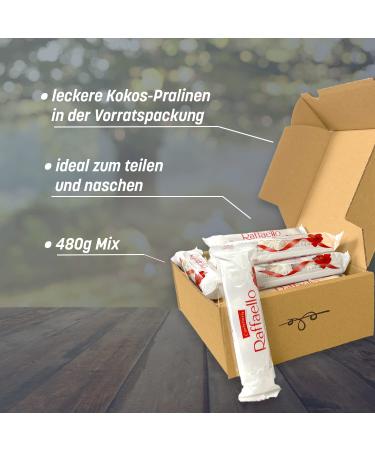 Buy Gournings Life Box Ferrero Raffaello 480g | 48 Chocolate Almond Coconut Sweets - International Shipping Available - Buy Online on GoSupps.com