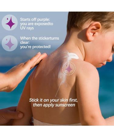 Uv Stickers for Sunscreen - 24 Color-Changing Sun-Screen Patches - Uv Test Detection Sticker Sunscreen Patch Uv Stickers Adhesive Sunscreen Stickers for Face - Buy Online on GoSupps.com