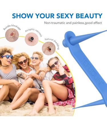 2-IN-1 Skin Tag Tool Kit for Men and Women Fast and Easy Painless Kit for Small (2mm) to Medium (8mm) - Safe for Most Parts - Blue (Blue) - Buy Online on GoSupps.com