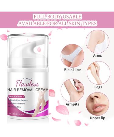 EONFAVE Cream for hair removal on the body painless and longlasting hair removal cream for legs and face - Buy Online on GoSupps.com