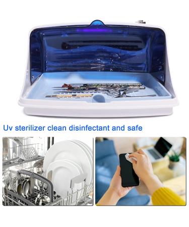 Professional UV Sterilizer Box for Home & Salon Disinfection - 3 Piece Set - Buy Online on GoSupps.com