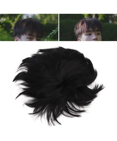 Short Toupee for Men Hair Topper Wig Fashionable Handsome Men Short Toppers Hairpiece Hair Extensions for Covering White Loss Hair Daily Wear Human Hair Toupee - Buy Online on GoSupps.com
